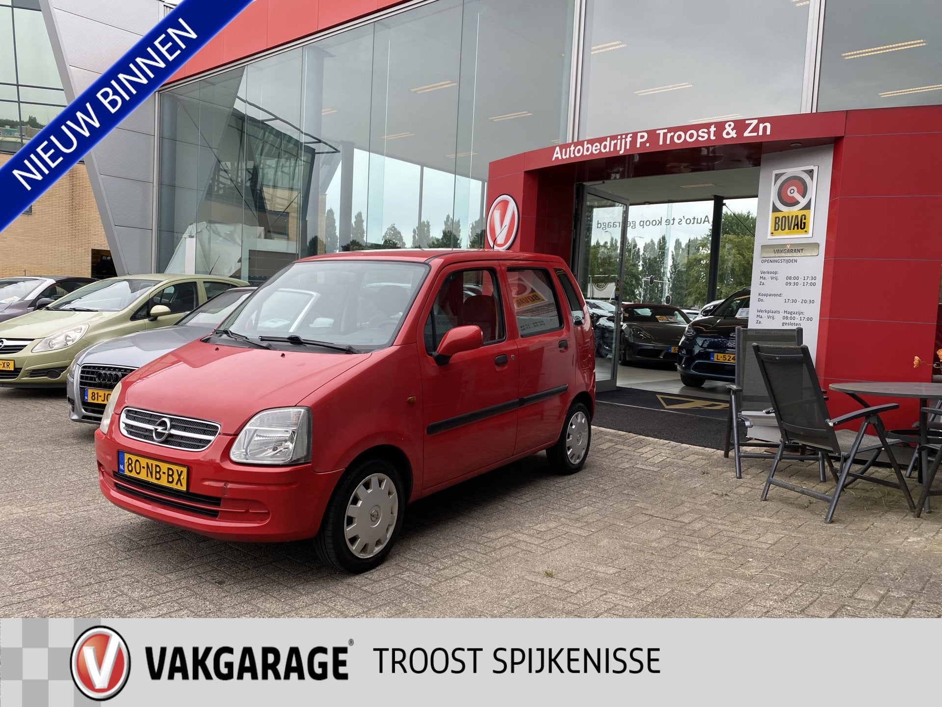 Opel Agila 1.2-16V Comfort,Stuurbekrachting,Cd Speler, Auto's, Voorwielaandrijving, Stof, Origineel Nederlands, Bedrijf