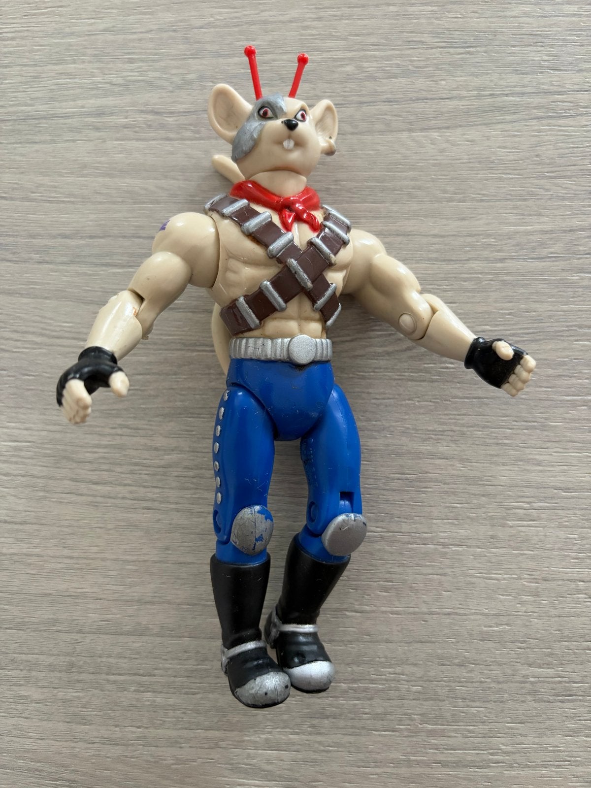 Vinnie Biker Mice from Mars Galoob actiefiguur, Ophalen of Verzenden, Gebruikt