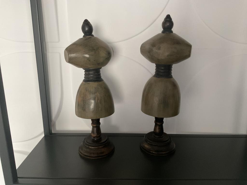 Set etalagepop standaards, Antiek en Kunst, Curiosa en Brocante, Ophalen of Verzenden