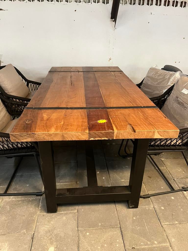 Teak tafel luxe, Ophalen, Nieuw, Teakhout