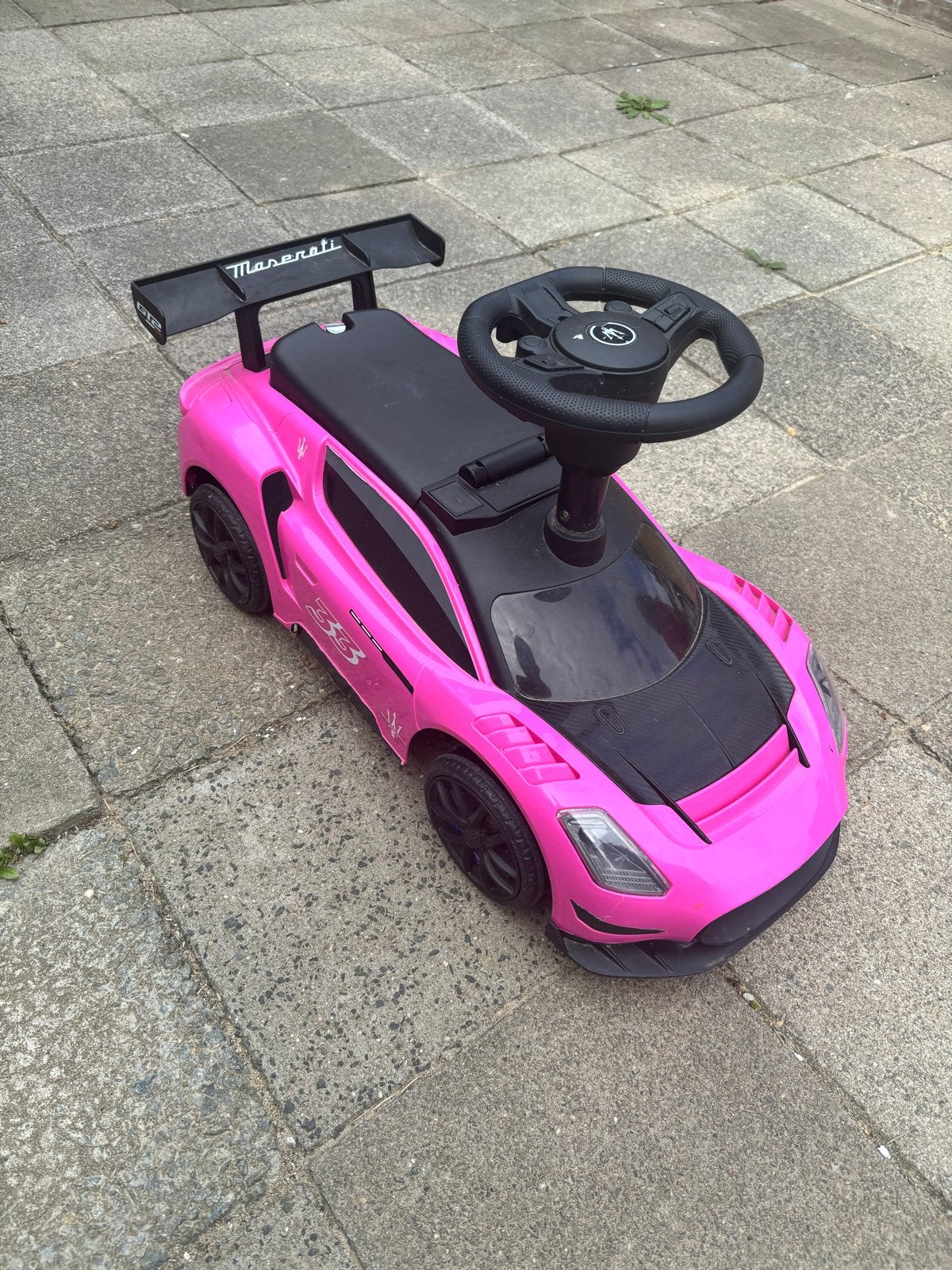 Roze Maserati Loopauto voor Kinderen, Ophalen, Zo goed als nieuw, Loopvoertuig