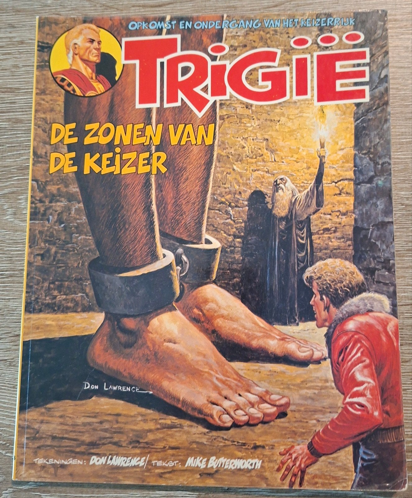 Trigië:, Eén stripboek, Ophalen of Verzenden, Gelezen