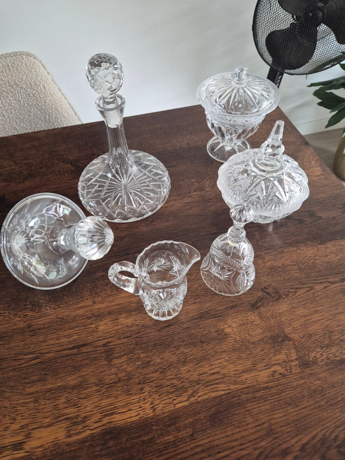lot kristal, Ophalen