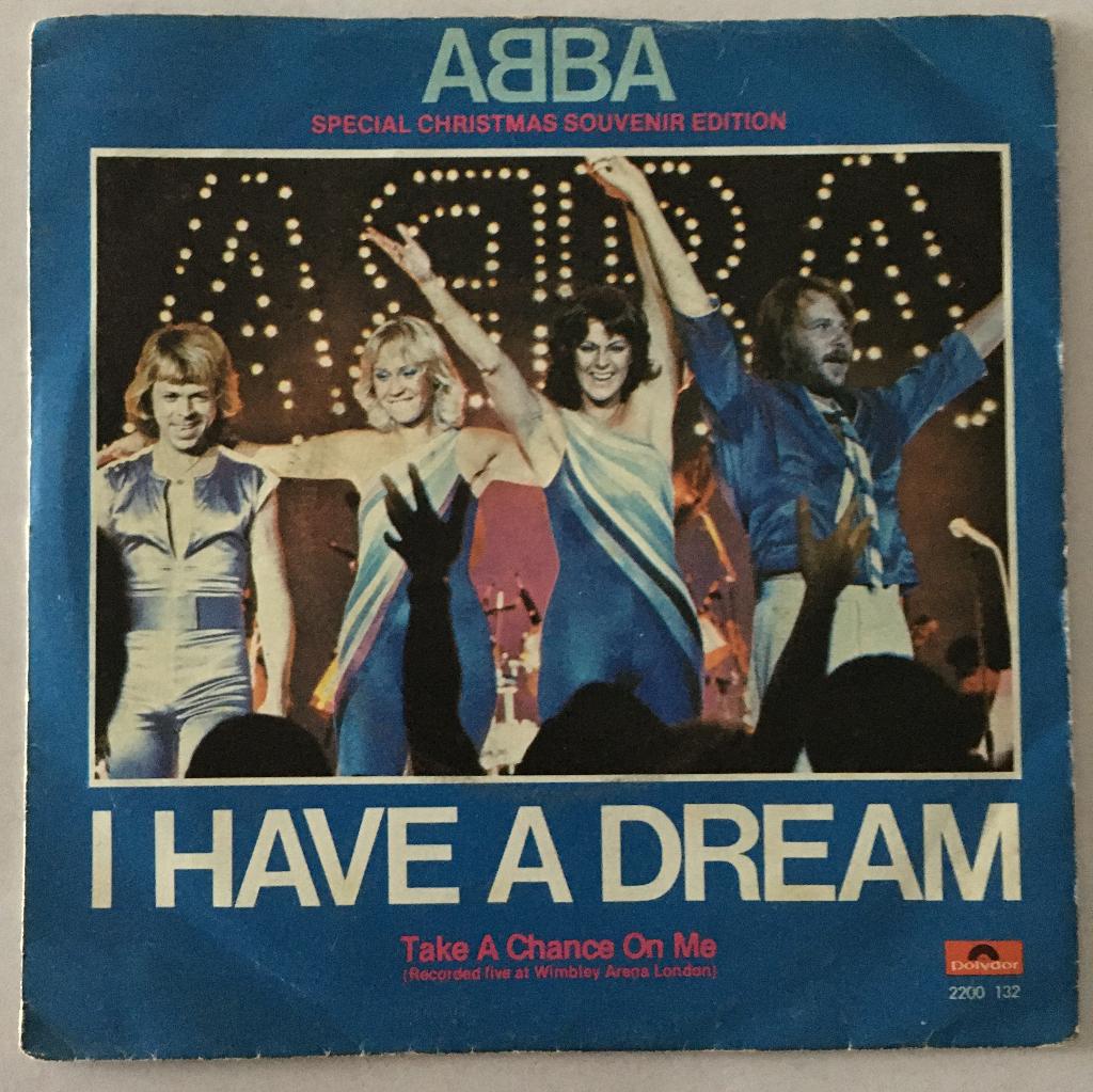 ABBA op single, Gebruikt, Fotohoes, 7 inch, Single