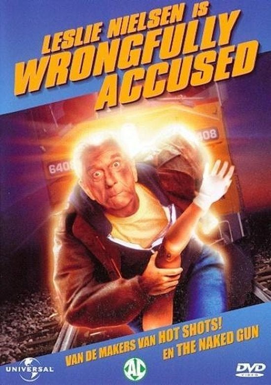 Wrongfully Accused (1998) DVD Leslie Nielsen - The Naked Gun, Cd's en Dvd's, Alle leeftijden, Ophalen of Verzenden, Zo goed als nieuw