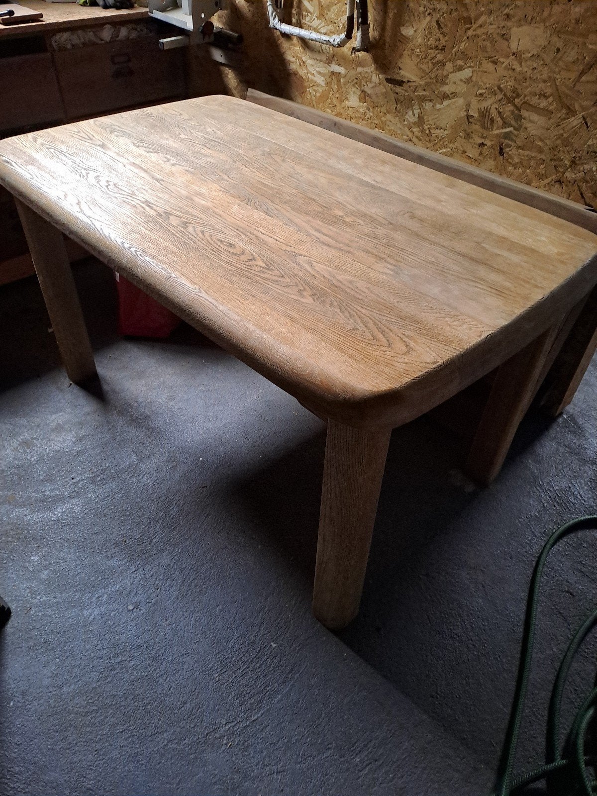 Massief eiken tafel, Huis en Inrichting, Ophalen, 100 tot 150 cm, Eikenhout, 50 tot 100 cm
