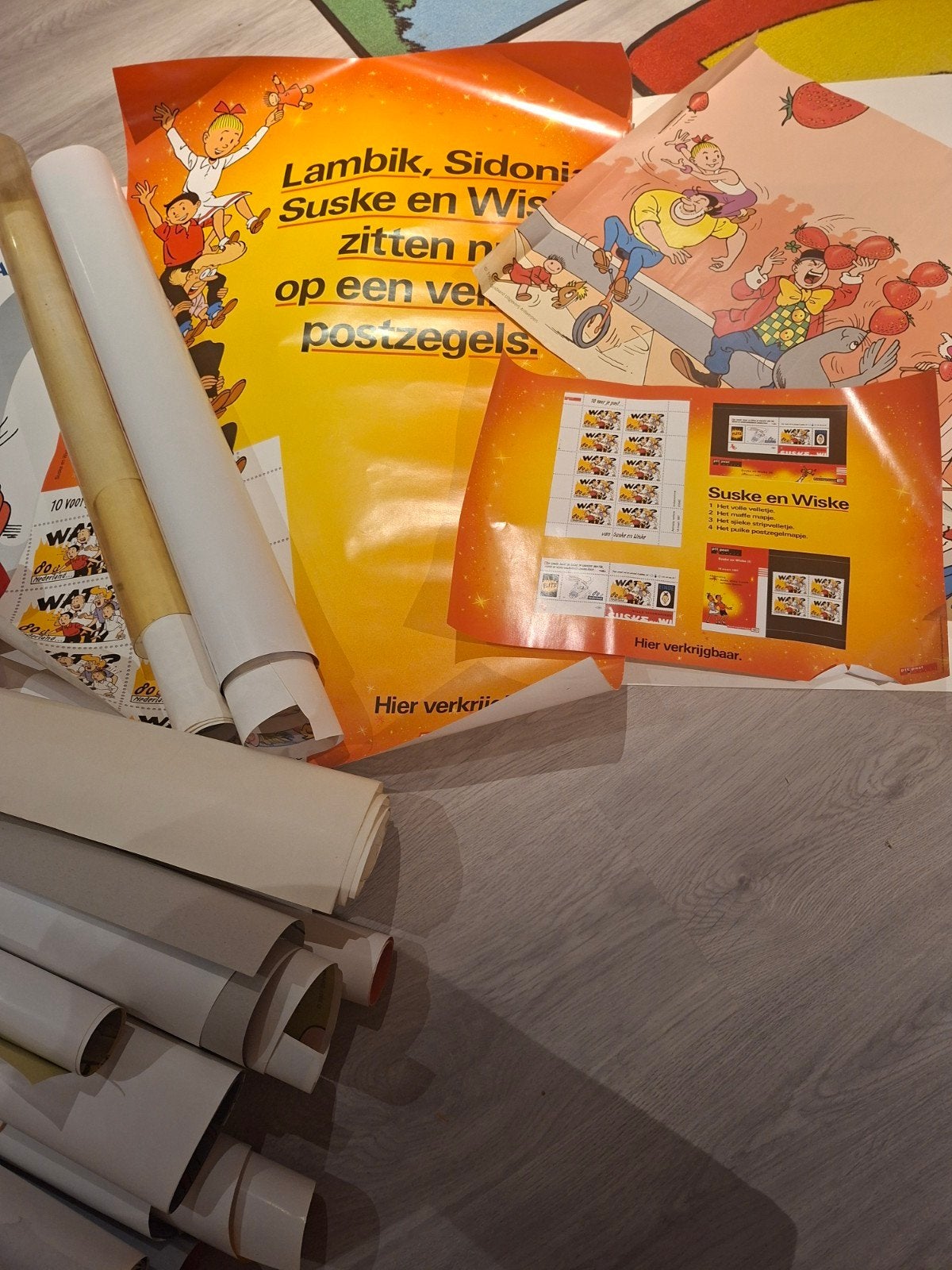 suske en wiske posters allerlei, Verzamelen, Ophalen, Suske en Wiske, Gebruikt, Boek of Spel