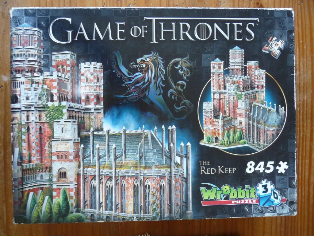 3D puzzel "Game of Thrones", Ophalen of Verzenden, 500 t/m 1500 stukjes, Zo goed als nieuw, Rubik's of 3D-puzzel