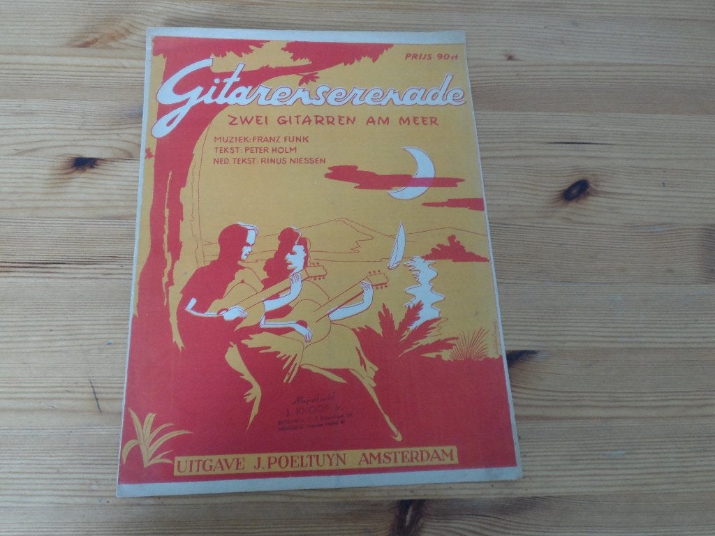 Franz funk - gitarrenserenade, Muziek en Instrumenten, Bladmuziek, Gebruikt, Gitaar, Ophalen of Verzenden, Artiest of Componist