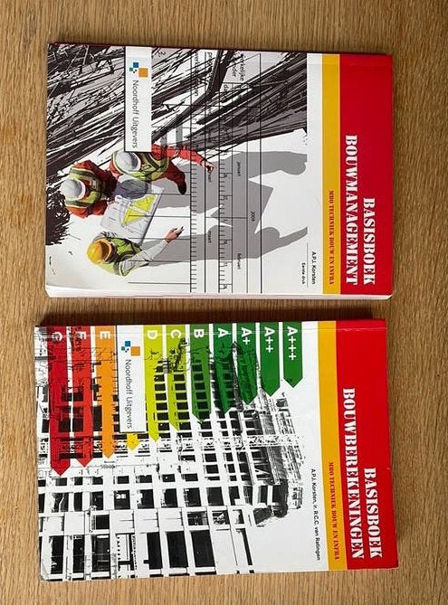 Bouwkunde MBO boeken, Boeken, Ophalen of Verzenden, Beta, Zo goed als nieuw, MBO