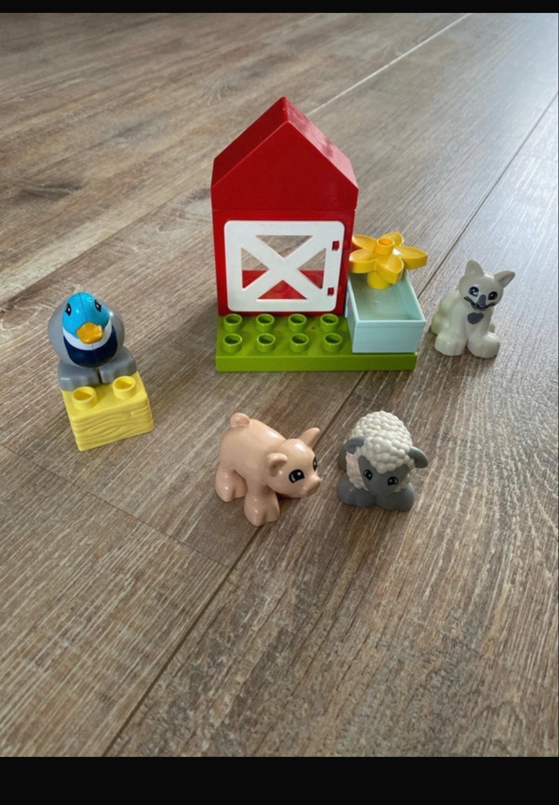 LEGO Duplo Boerderij set met dieren en huisje, Ophalen of Verzenden, Gebruikt, Overige merken