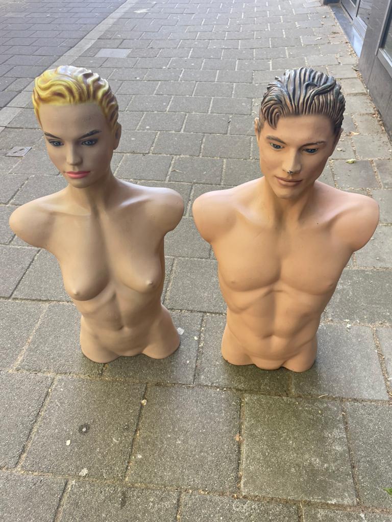 Paspop buste, Verzamelen, Poppen, Ophalen, Zo goed als nieuw, Pop
