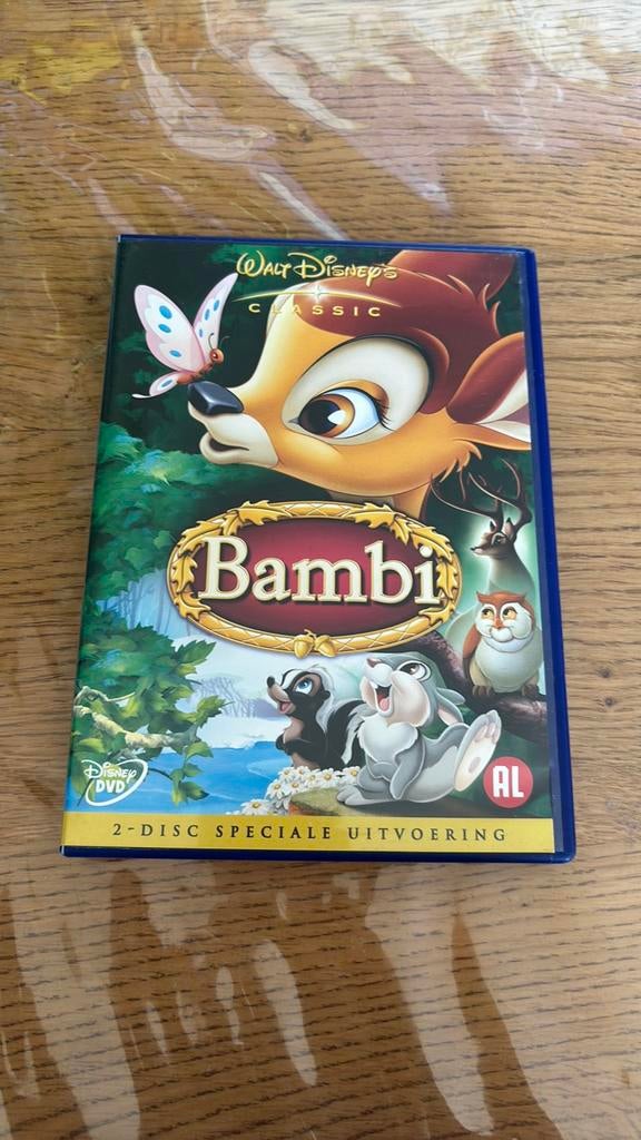 Bambi deel 1 en 2, Tekenfilm, Ophalen of Verzenden, Zo goed als nieuw, Alle leeftijden