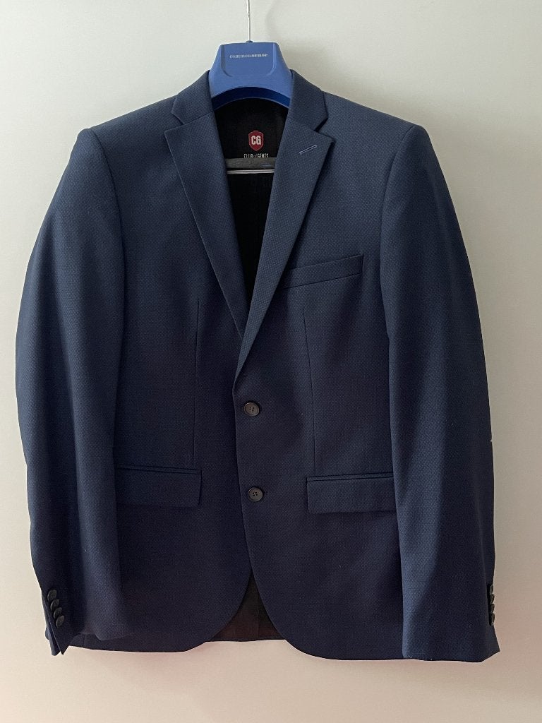 Heren Kostuum Tailord fit blauw, Kleding | Heren, Blauw, Club of Gents, Ophalen of Verzenden, Zo goed als nieuw