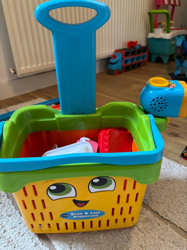 Vtech winkelmand, Ophalen, Zo goed als nieuw, Kunststof