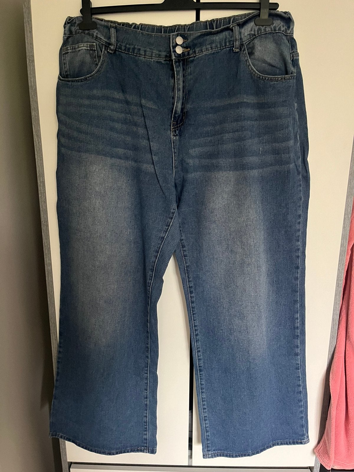 Spijkerbroek - maat 4XL, Kleding | Dames, Ophalen of Verzenden, Zo goed als nieuw, Blauw, Broek of Spijkerbroek