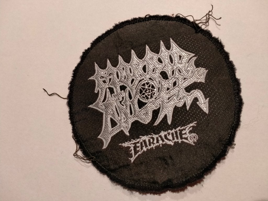 Morbid Angel Earache vintage muziek metal patch embleem, Ophalen of Verzenden, Gebruikt, Kleding