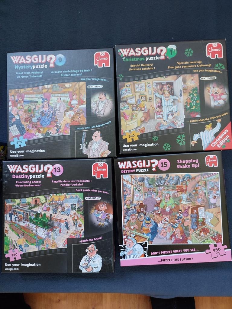 Diverse Wasgij Puzzels - 950 stukjes, Ophalen of Verzenden, 500 t/m 1500 stukjes, Zo goed als nieuw, Legpuzzel