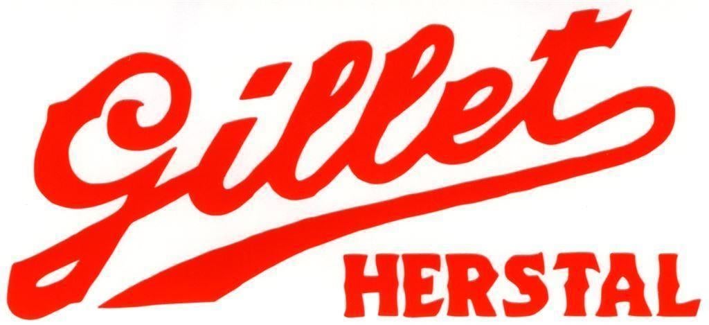 Gillet Herstal sticker #6, Motoren, Accessoires | Stickers, Ophalen of Verzenden