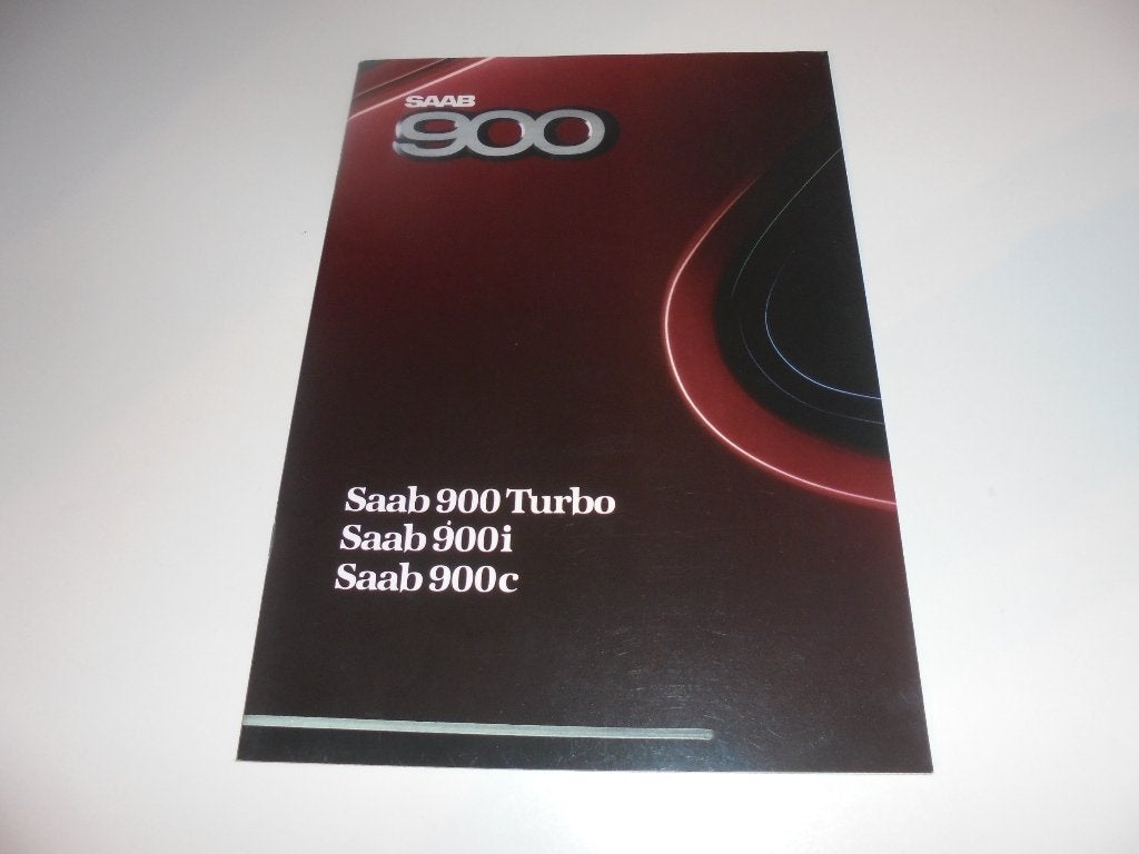 brochure Saab 900c/900i/900 Turbo  1988, Ophalen of Verzenden, Nieuw, Overige merken