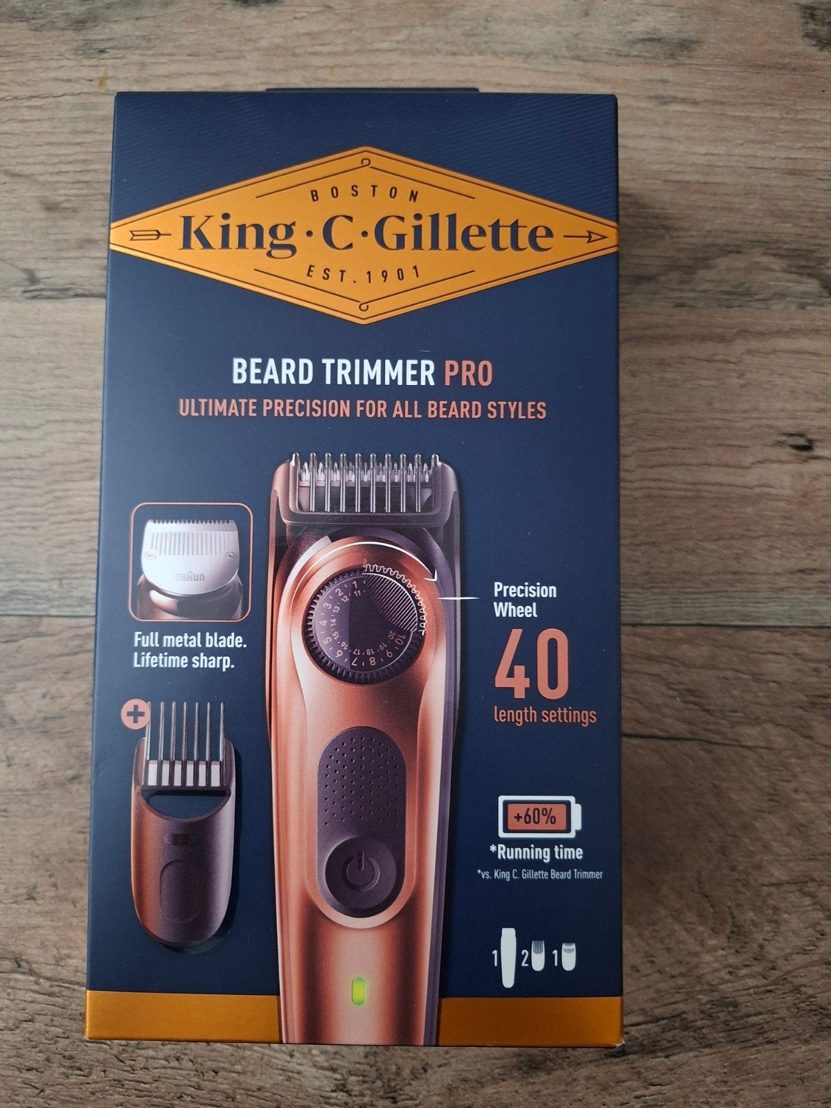 King C. Gillette Baardtrimmer Pro - Nieuw in doos, Ophalen of Verzenden, Nieuw, Scheren en Epileren