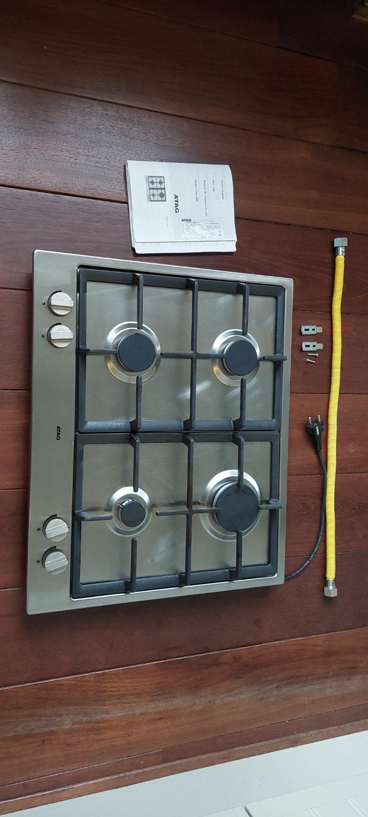 Atag gaskookstel, Ophalen, Inbouw, Gas, 4 kookzones