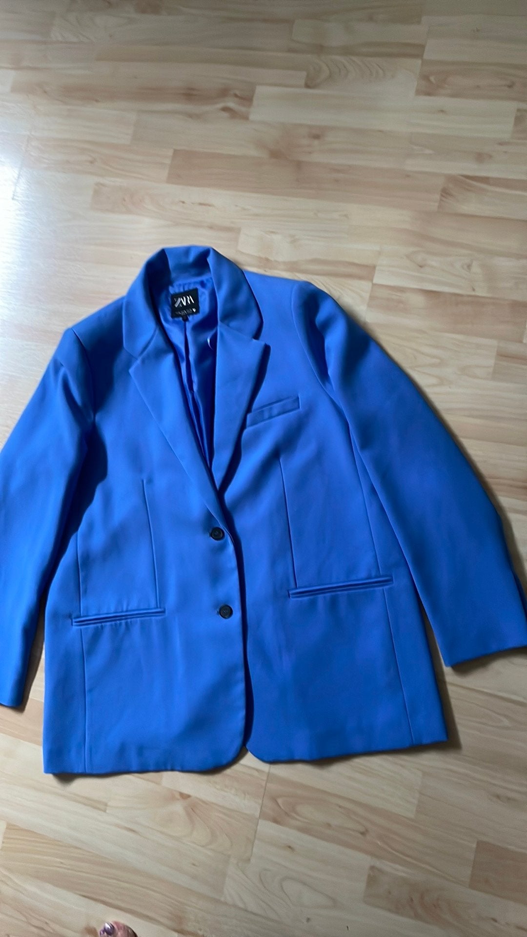 Nieuw korenblauw Blazer maat X/L Zara, Kleding | Dames, Ophalen of Verzenden, Nieuw