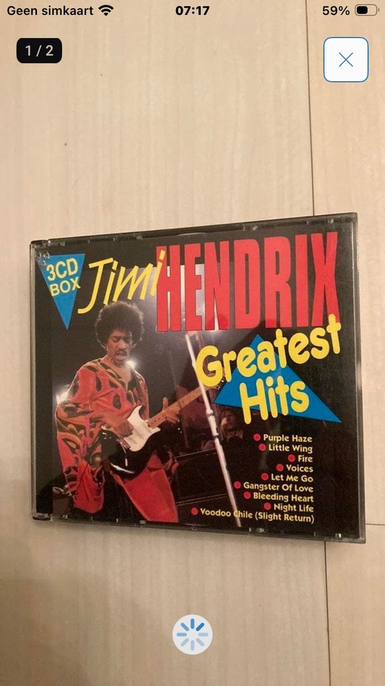 Jimi Hendrix 3-cd - greatest hits, Ophalen of Verzenden, Zo goed als nieuw