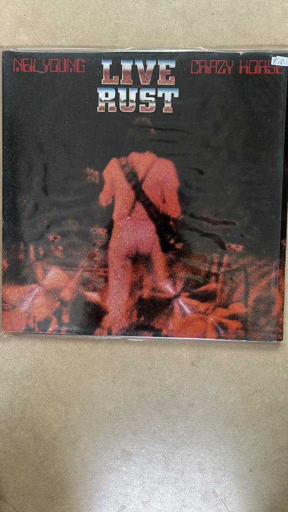 Lp neil young crazy horse live rust, Ophalen of Verzenden, Zo goed als nieuw, 12 inch, Poprock