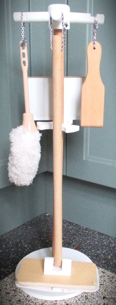 Schoonmaakset Hout~New Classic Toys~5 delige Speelset, Kinderen en Baby's, Ophalen of Verzenden, Gebruikt, Overige typen