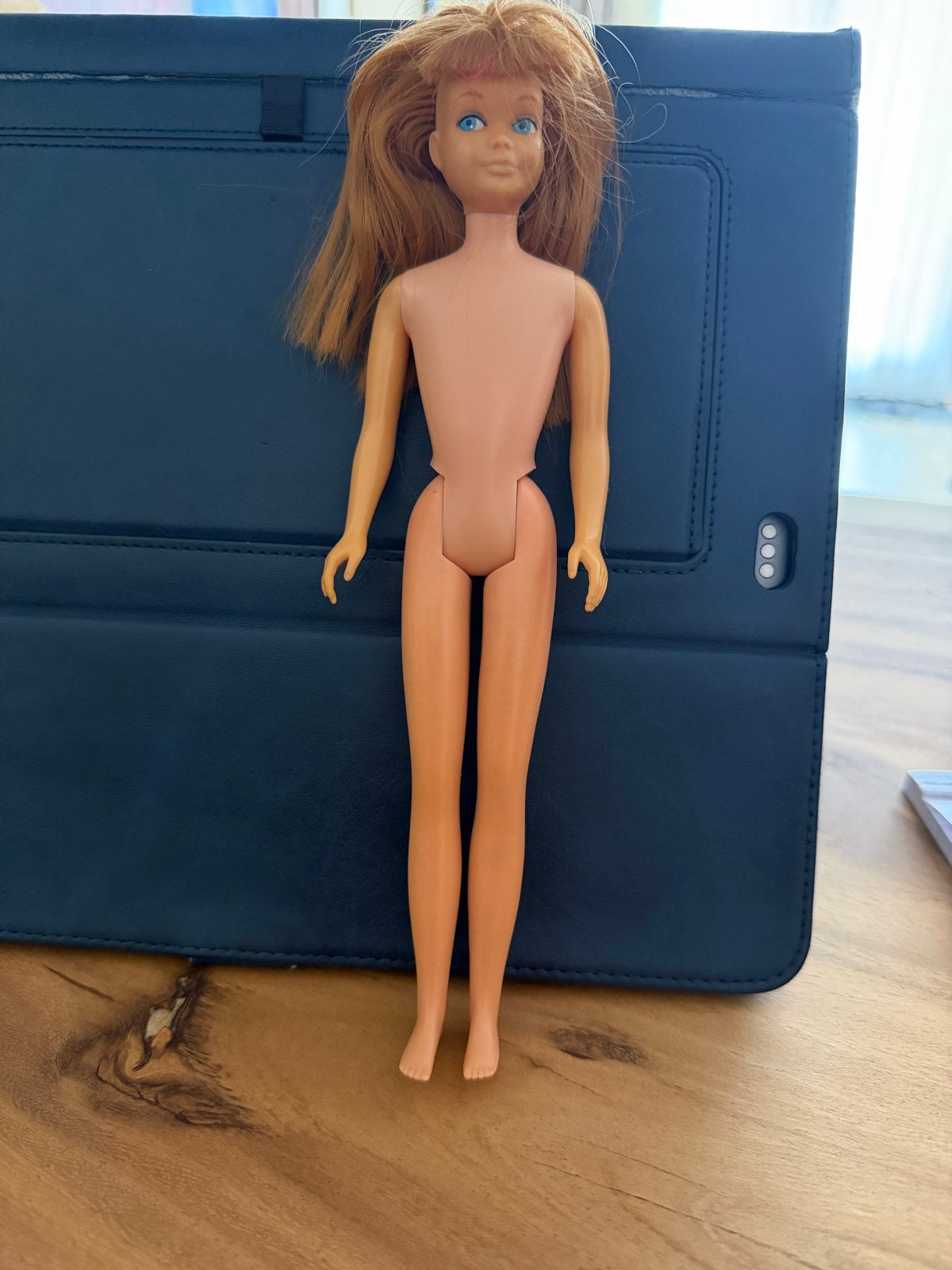Vintage Skipper pop Mattel 1963, Ophalen of Verzenden, Gebruikt, Barbie
