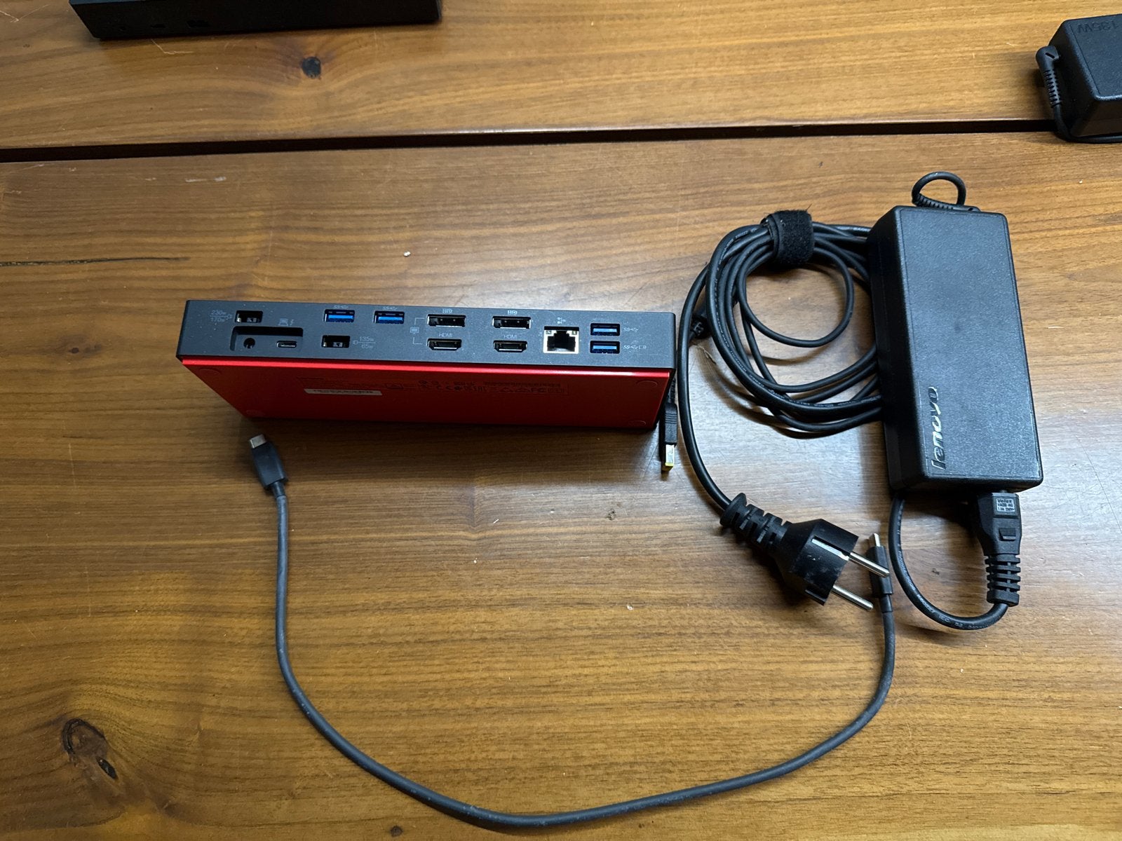 Lenovo Thunderbolt 3 Docking Stations, Computers en Software, Dockingstations, Ophalen of Verzenden, Gebruikt, Docking station