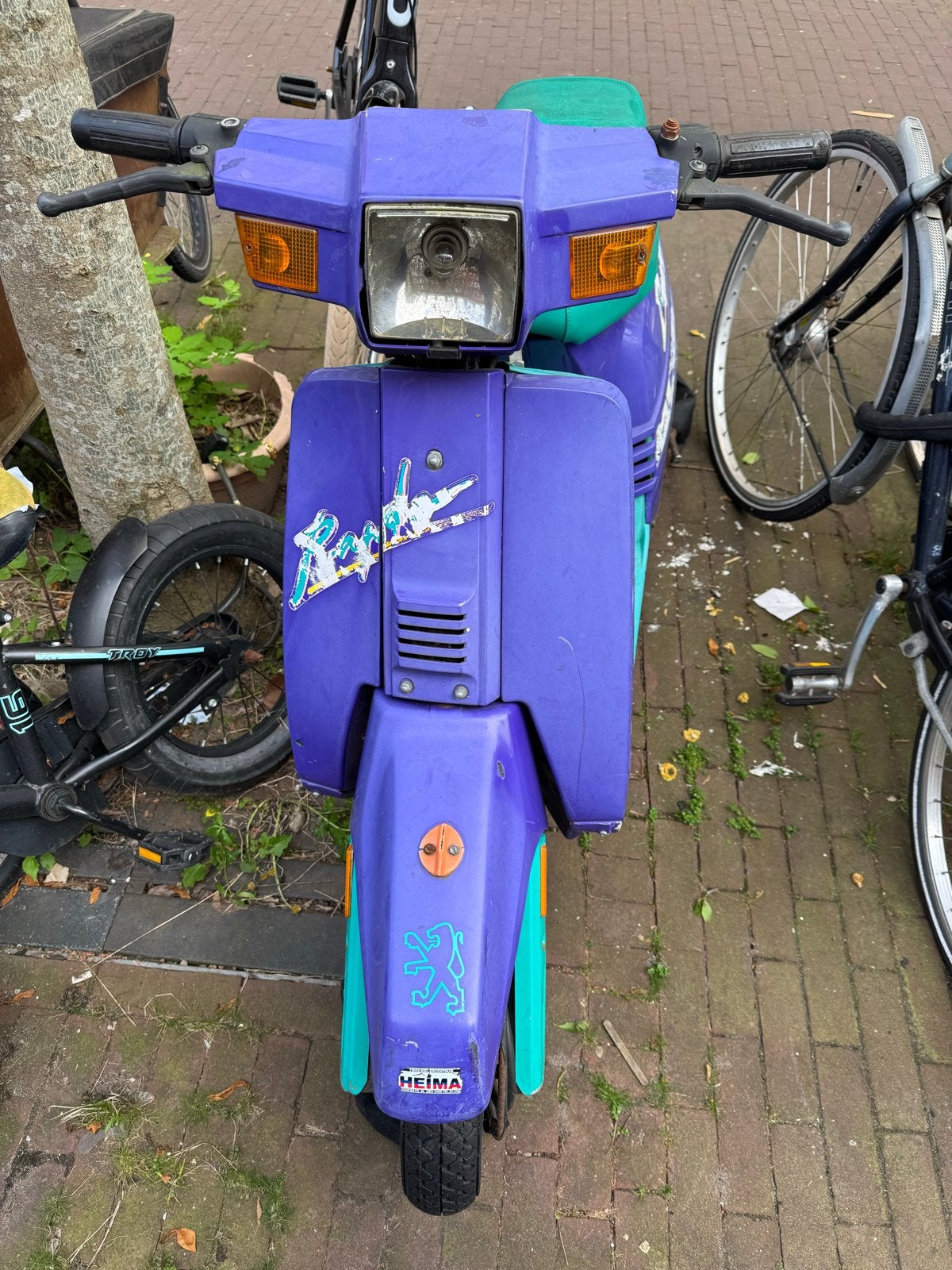 Peugeot rapidl Bromfiets - Unieke Kleurencombinatie, Ophalen, Gebruikt, Maximaal 25 km/u, Overige modellen
