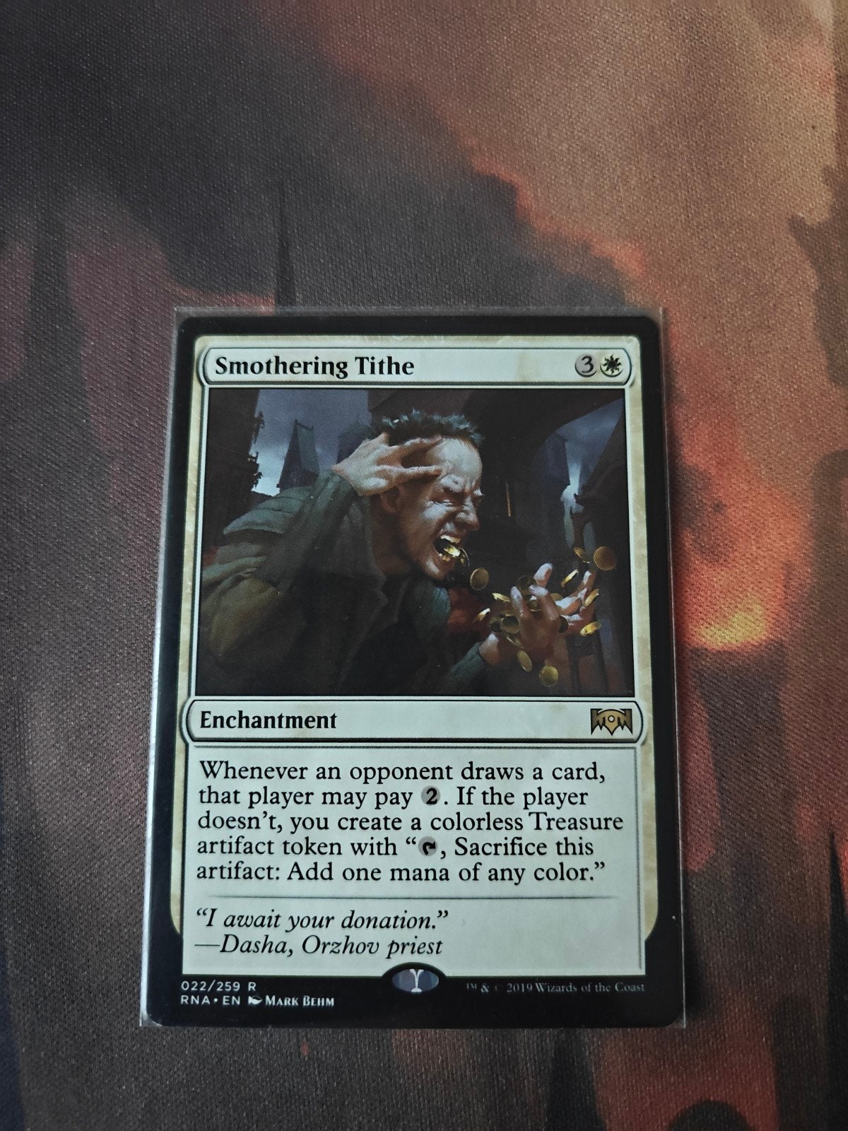 Smothering Tithe - Magic: The Gathering Kaart, Ophalen of Verzenden, Zo goed als nieuw, Losse kaart