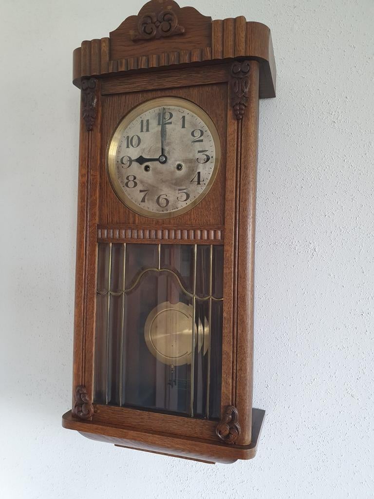 Mooie antieke klok circa 75 cm hoog., Ophalen