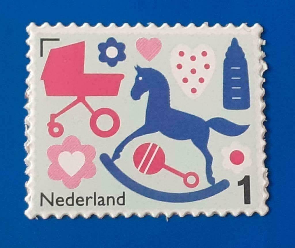 NVPH 3272 Geboortezegel gestanst 2015, Postzegels en Munten, Postzegels | Nederland, Verzenden, Na 1940, Postfris