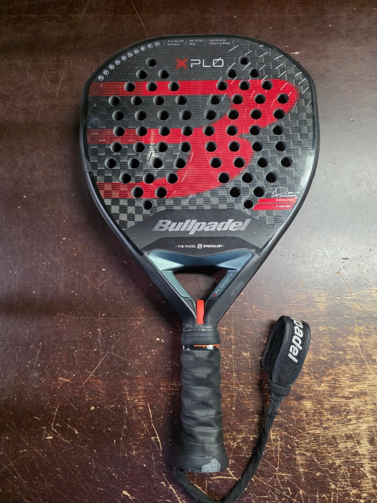 Bullpadel Xplo 2025 Padelracket GEBRUIKT!, Sport en Fitness, Ophalen of Verzenden, Gebruikt, Padelracket