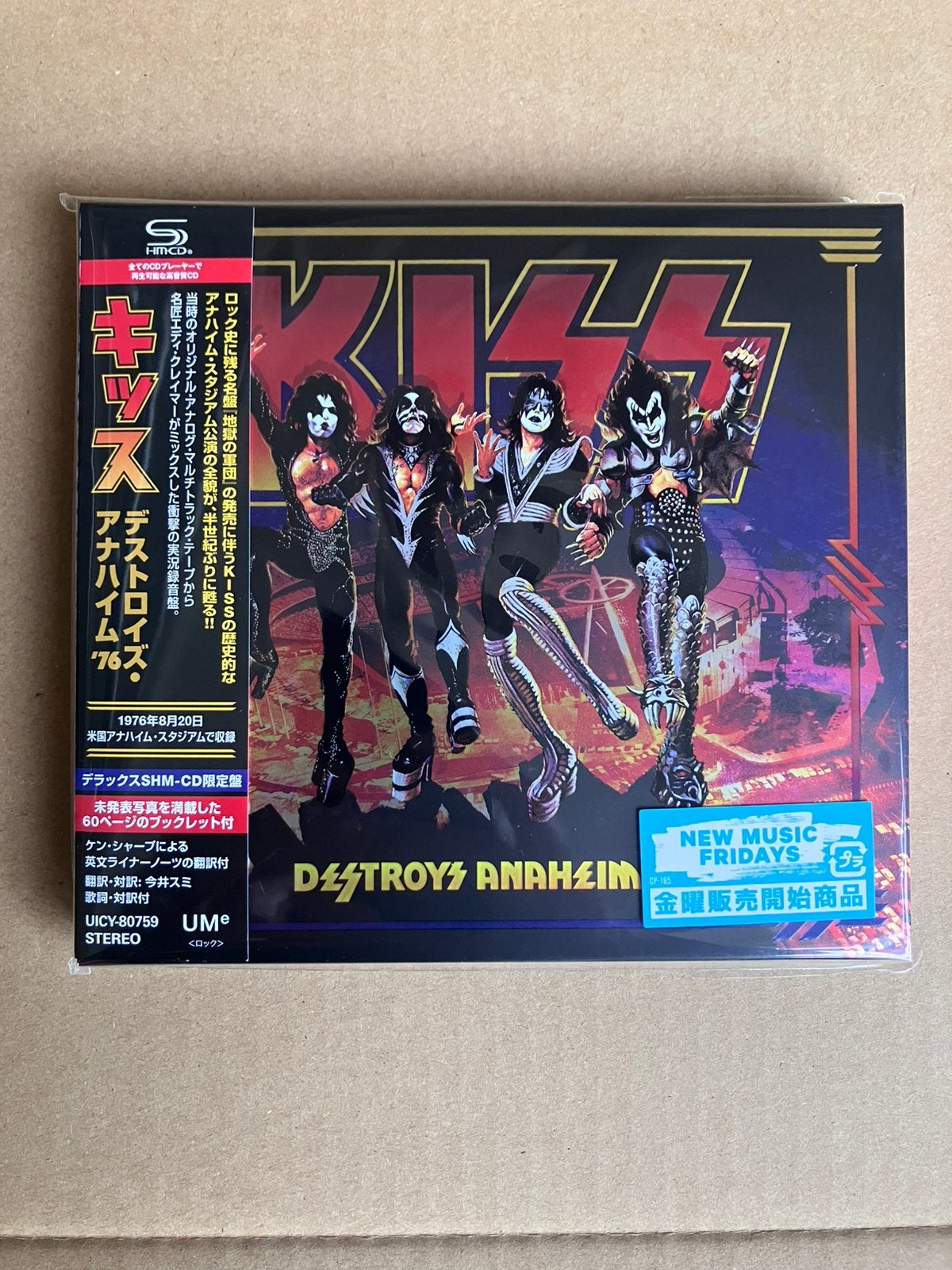 cd KISS - DESTROYS ANAHEIM '76 - Japanse editie, Hard Rock, Ophalen of Verzenden, Live-album, Speciale editie
