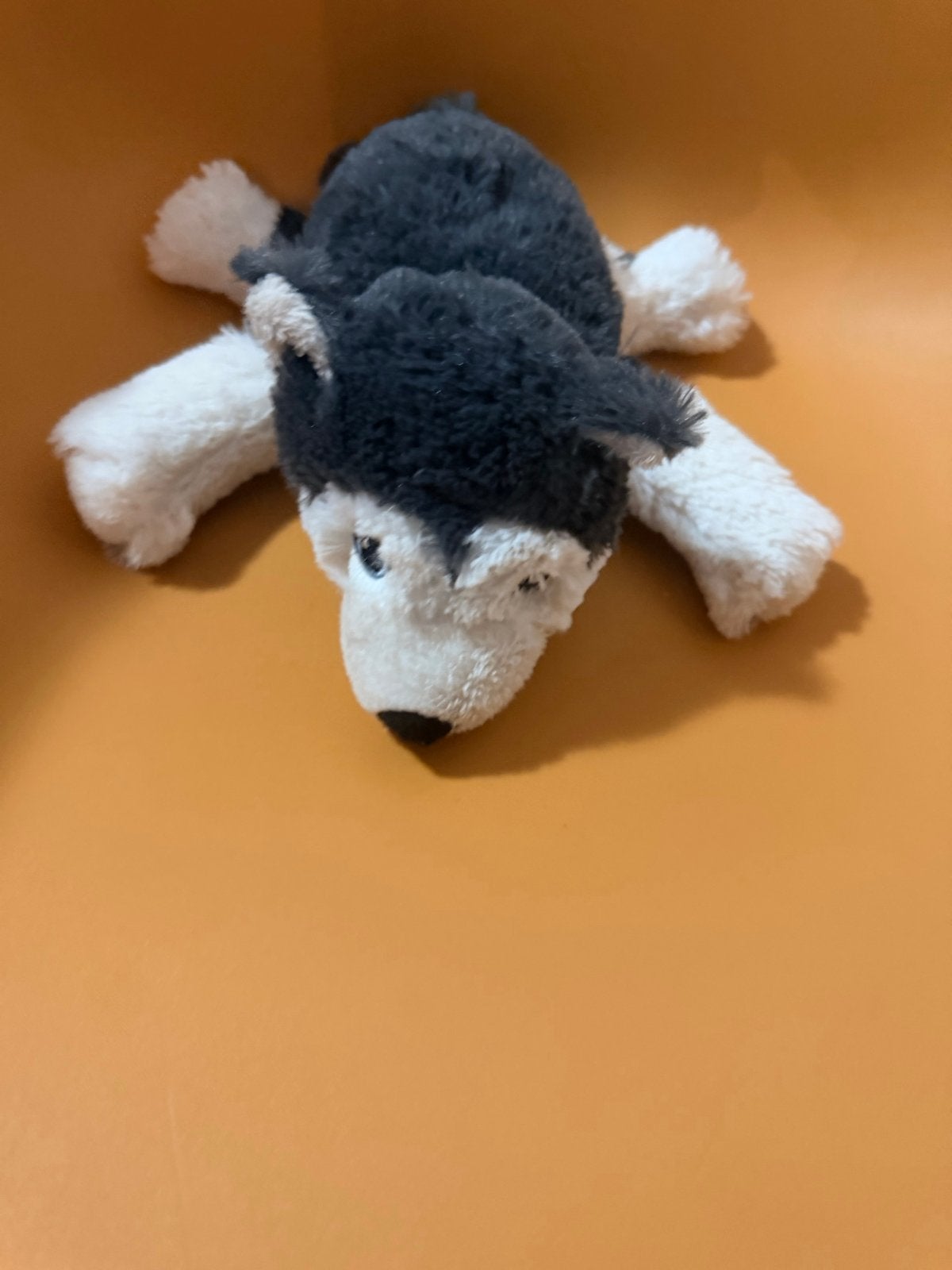 Leuke knuffel hond - Zwart/Wit, Kinderen en Baby's, Speelgoed | Knuffels en Pluche, Ophalen of Verzenden, Gebruikt, Zwart, Hond