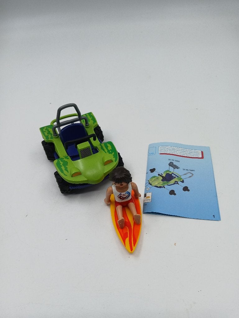 Playmobil 6982 surfer met strandbuggy, Kinderen en Baby's, Speelgoed | Playmobil, Gebruikt, Ophalen of Verzenden