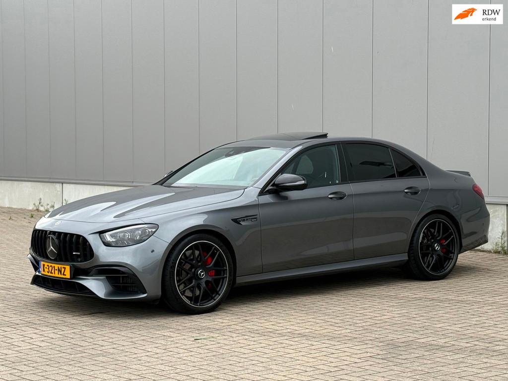 Mercedes-Benz E-klasse AMG 63 S 4MATIC+ BURMESTER HUD PANO V, Automaat, Gebruikt, Adaptive Cruise Control, 120 €/maand