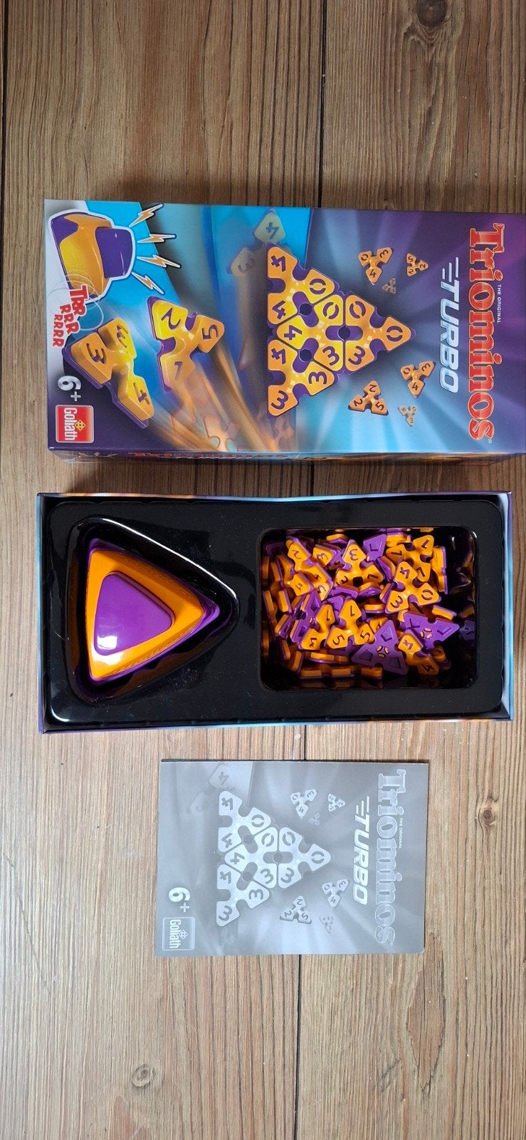 Triominos Turbo - Compleet Gezelschapsspel, Een of twee spelers, Ophalen of Verzenden, Nieuw, Goliath