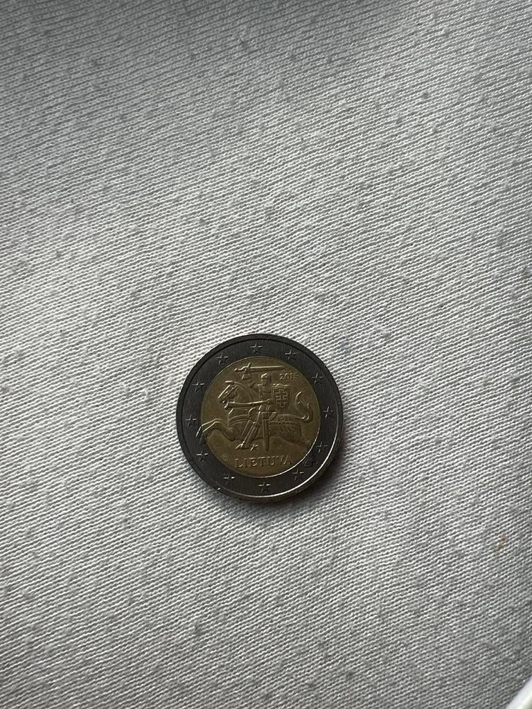 Zeldzame 2 euro munt Litouwen 2015, Postzegels en Munten, Munten | Europa | Euromunten, Ophalen, Overige landen, 2 euro, Losse munt