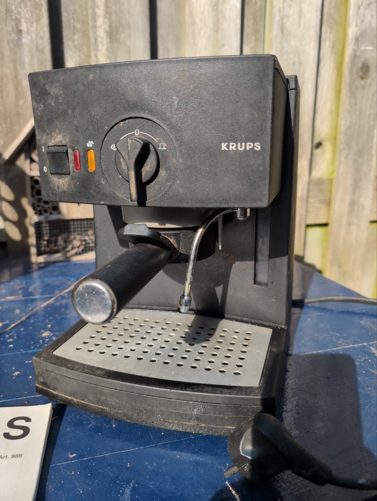 Krups Espresso Novo 2000 plus, Gebruikt, Espresso apparaat, Gemalen koffie, Ophalen of Verzenden