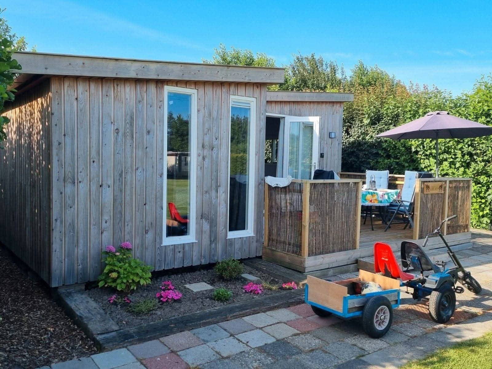 TE KOOP chalet in het Friese Westergeest, Laserparadijs, Info@laserparadijs.nl, Grou