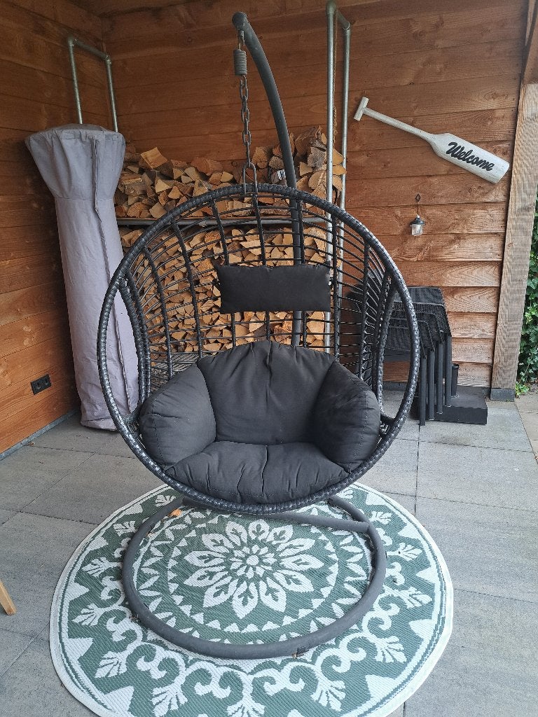 Tuin hangstoel, Ophalen, Zo goed als nieuw, Wicker