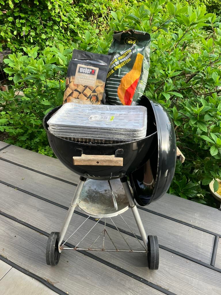 Vintage Weber (Ø47cm) - schoon en gebruiksklaar, Ophalen, Gebruikt