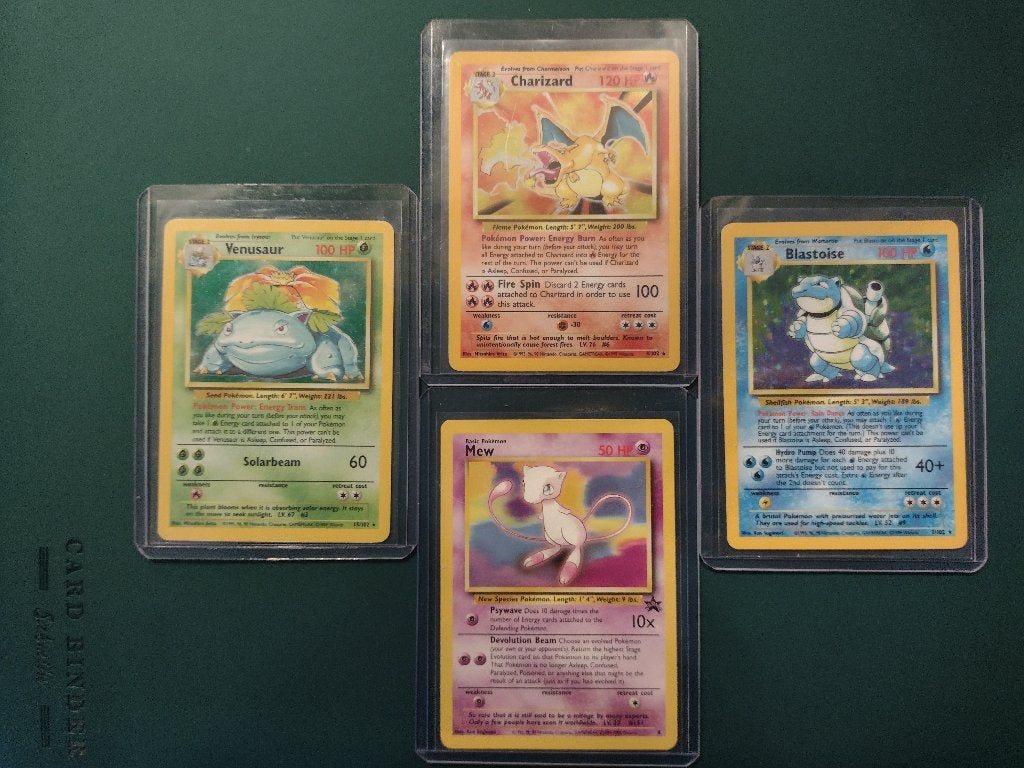 Kanto Trio + Mew, Ophalen of Verzenden, Gebruikt, Meerdere kaarten