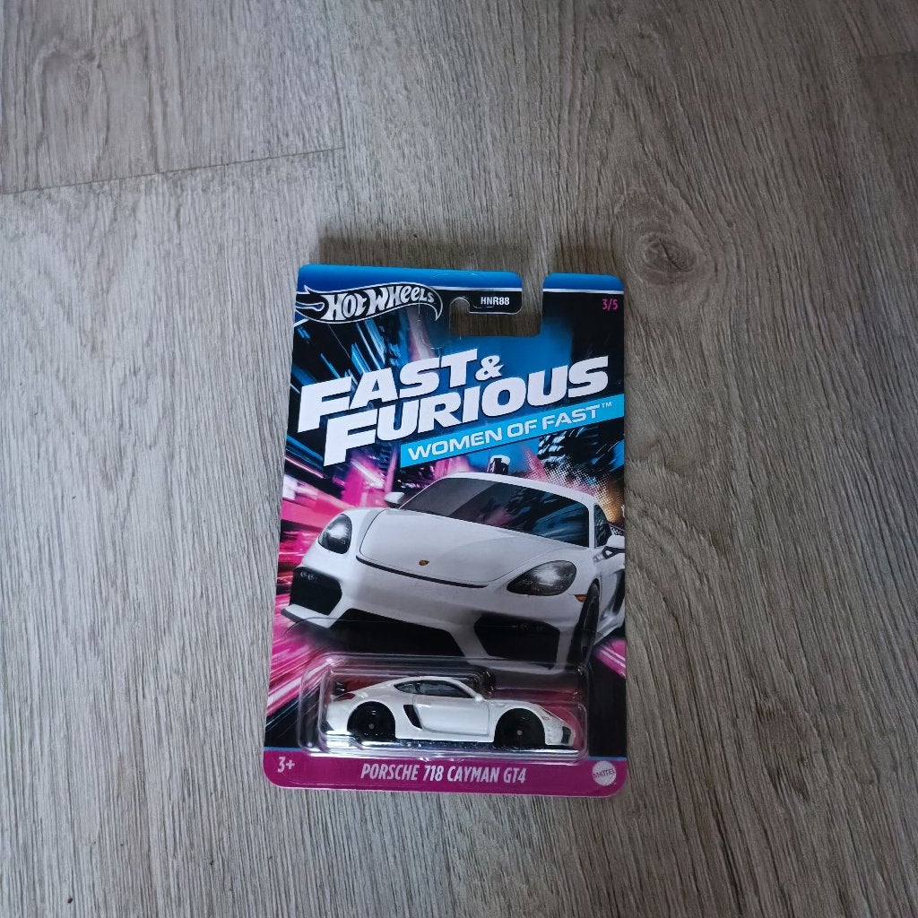 Hot Wheels Fast & Furious Women of Fast Porsche 718 Cayman G, Ophalen of Verzenden, Nieuw, Auto