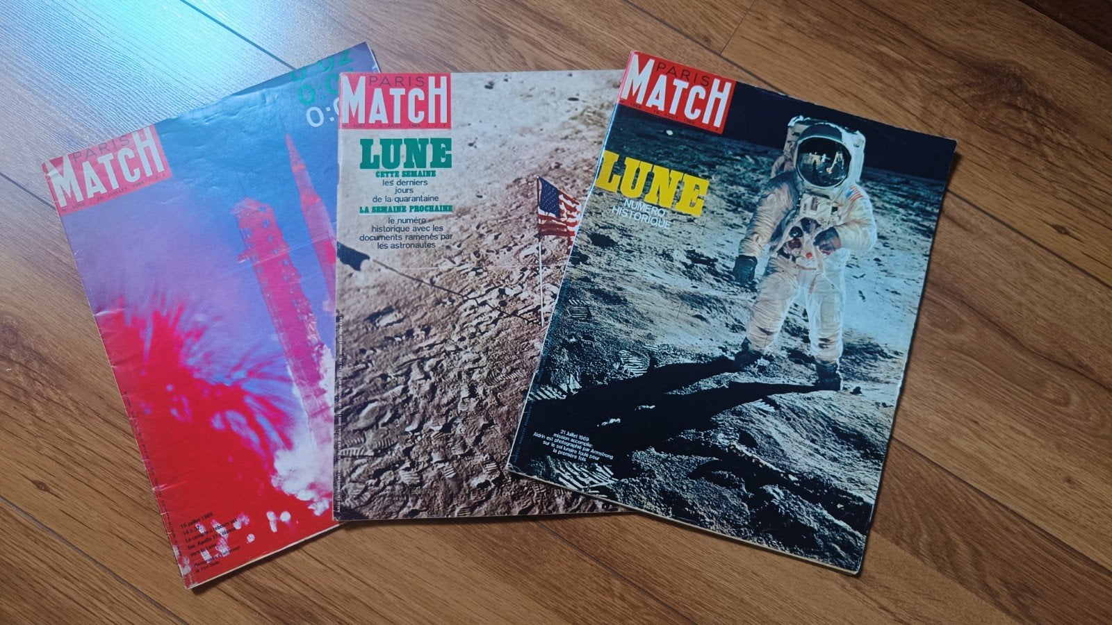 Frans tijdschrift Match over de eerste maanlanding 1969, Ophalen, Gelezen